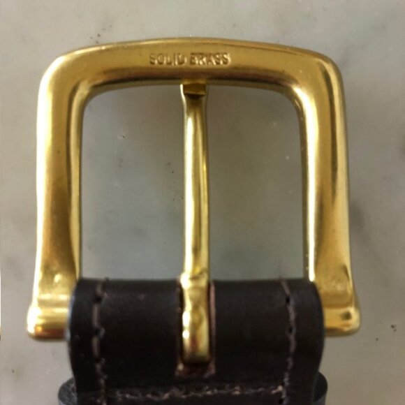 VINEYARD VINES  Marlin Print Canvas Club Leather Trim Belt 32 - Picture 10 of 15